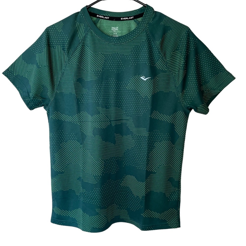 EVERLAST T-shirt Mens Size Small Green Tops Short Sleeve Crew Neck